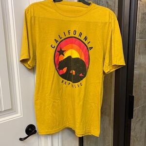California Republic Yellow T-Shirt